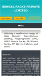 Mobile Screenshot of bengalpacks.com
