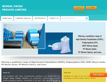Tablet Screenshot of bengalpacks.com